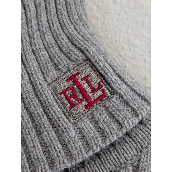 Ralph Lauren grey turtleneck sweater size Large - Picture 3 of 7